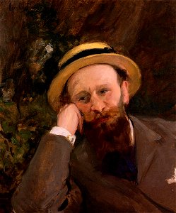 Carolus-Duran - Portrait of Edouard Manet. Free illustration for personal and commercial use.