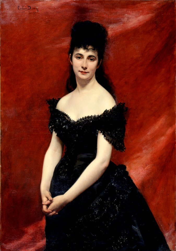 Carolus-Duran - Portrait de Léonie Dufresne, baronne le Vavasseur, puis marquise de Vaucouleurs de Lanjamet - P2692 - Musée Carnavalet