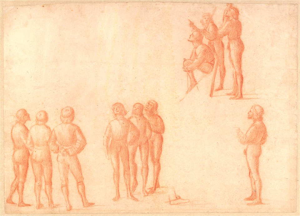 Carpaccio - Groups of Male Figures, c. 1514