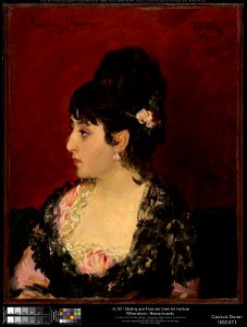 Carolus-Duran - Spanish Woman (Portrait of Eva Gonzalès^) - 1955.671 - Clark Art Institute. Free illustration for personal and commercial use.