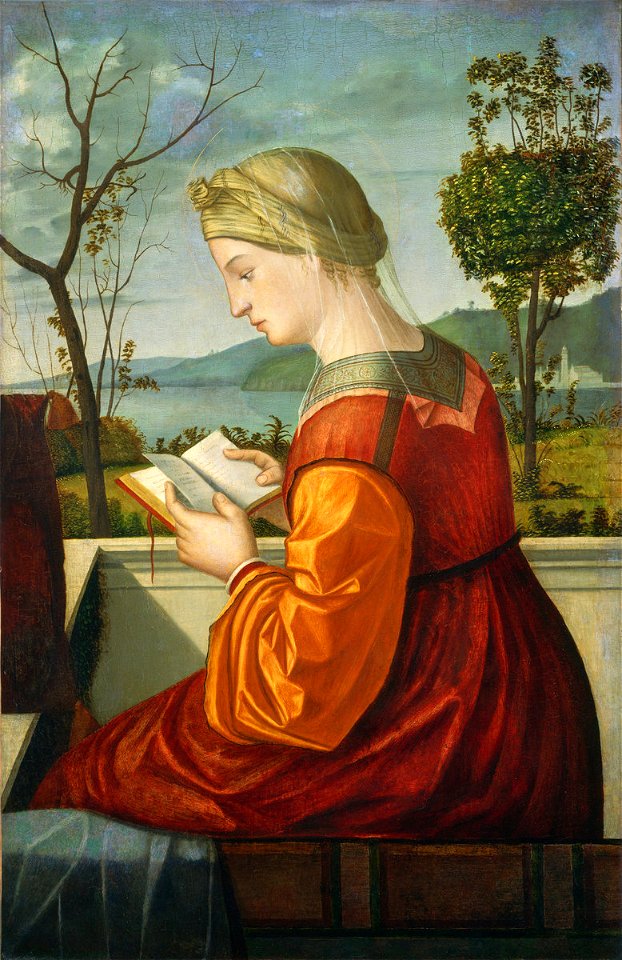 Carpaccio - Madonna che legge libro - National Gallery of Art Washington
