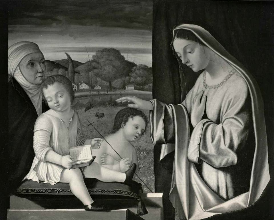 Carpaccio - Madonna con Bambino, san Giovannino e santa Elisabetta, Van Diemen-Lilienfeld Galleries