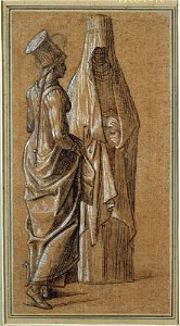 Carpaccio, Vittore, Two Standing Women, One in Mamluk Dress (recto), 1495-1516
