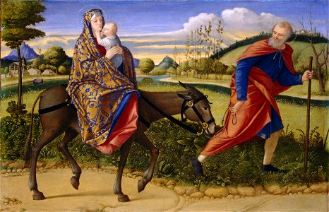 Vittore Carpaccio - Fuga in Egitto (Washington)