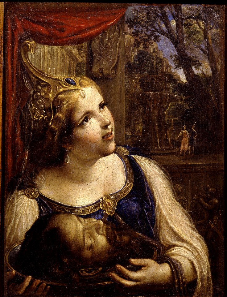 Angelo Caroselli - Salome with the head of St John the Baptist