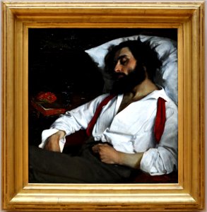 Carolus-duran, uomo che dorme, ante 1861