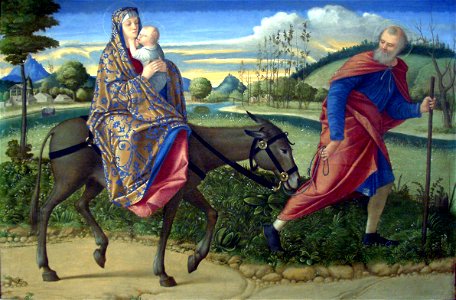 The Flight into Egypt-1500 Vittore Carpaccio