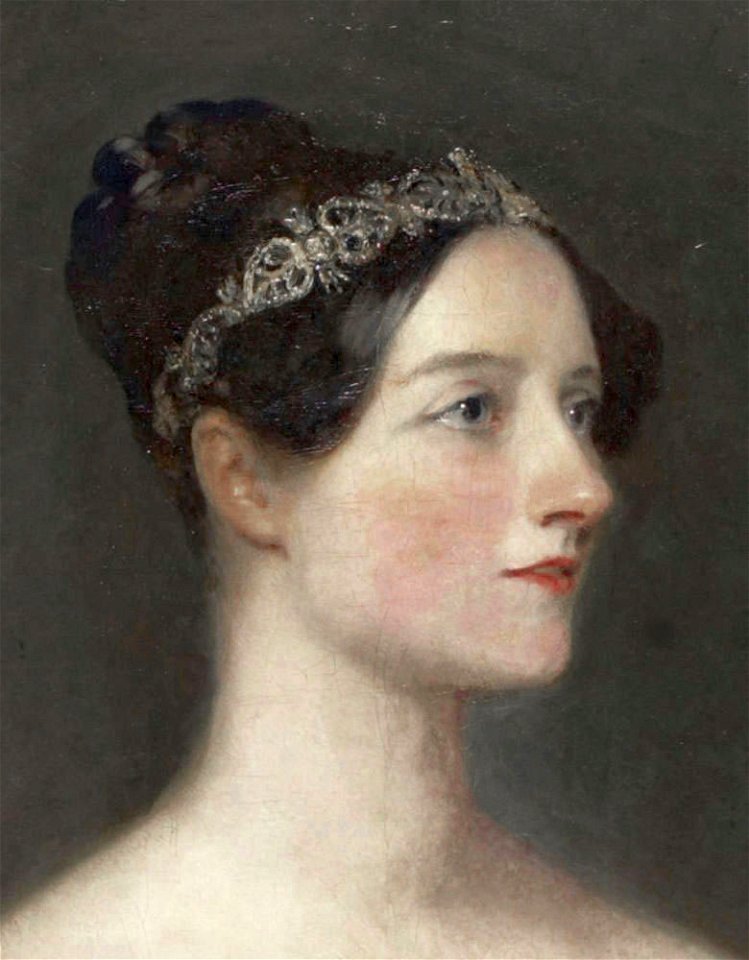 Carpenter portrait of Ada Lovelace - detailFXD
