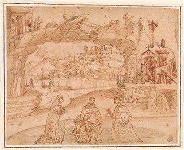 Carpaccio - Virgin and Child wth Saints in a Landscape, ca. 1500-1510