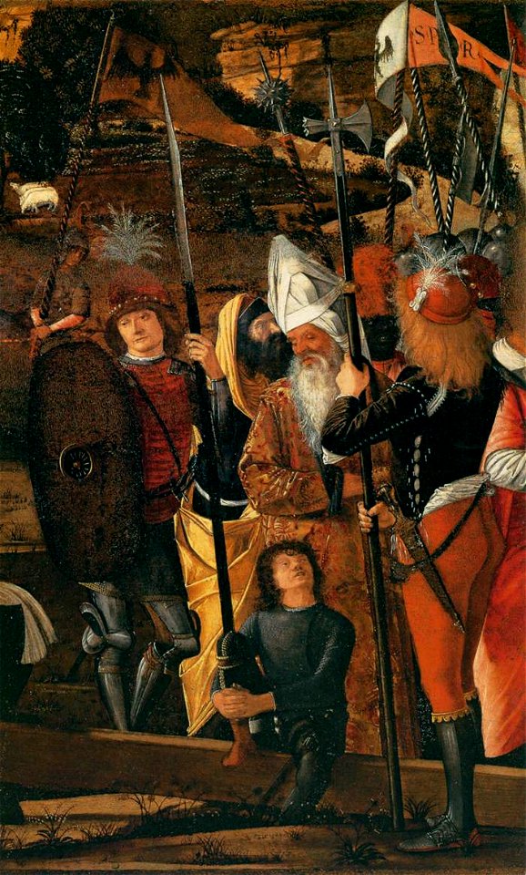 Carpaccio, gruppo di soldati