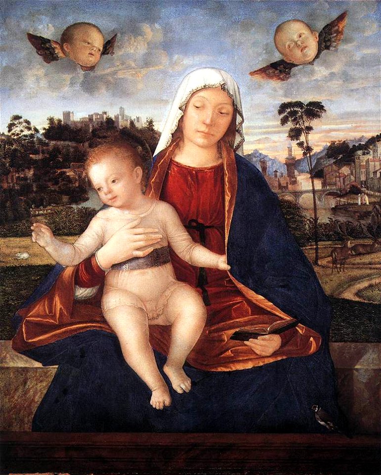 Vittore Carpaccio - Madonna and Blessing Child - WGA4335