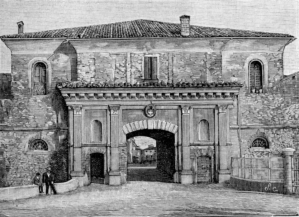Carpi – Porta Mantova (xilografia)