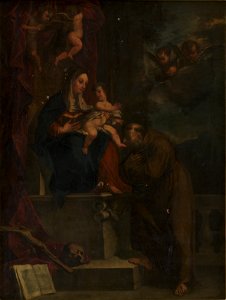 Carracci'erne - Mary, Jesus and St Francis - KMSsp87 - Statens Museum for Kunst