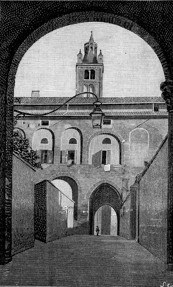 Carpi – Via Carceri (xilografia)