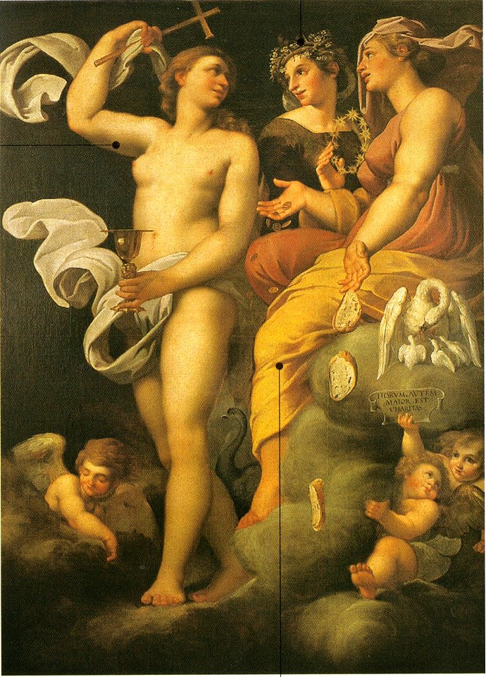 Carracci, Annibale — Allegorie der theologischen Tugenden (ohne Farbenkorrektur)