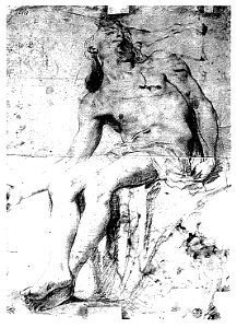 Annibale Carracci, studio di Cristo in Pietà