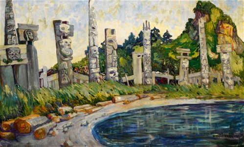 Skedans by Emily Carr, 1912