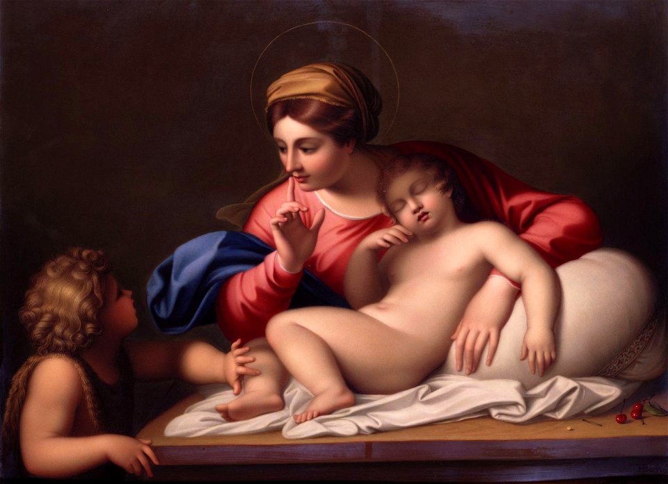 Carracci, Annibale after-Bone, Henry - Holy Family ('The Silence') - Hampton Court