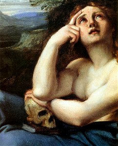 Annibale Carracci - The Penitent Magdalen in a Landscape (detail) - WGA04421