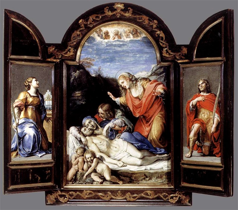 Annibale Carracci - Triptych - WGA04452