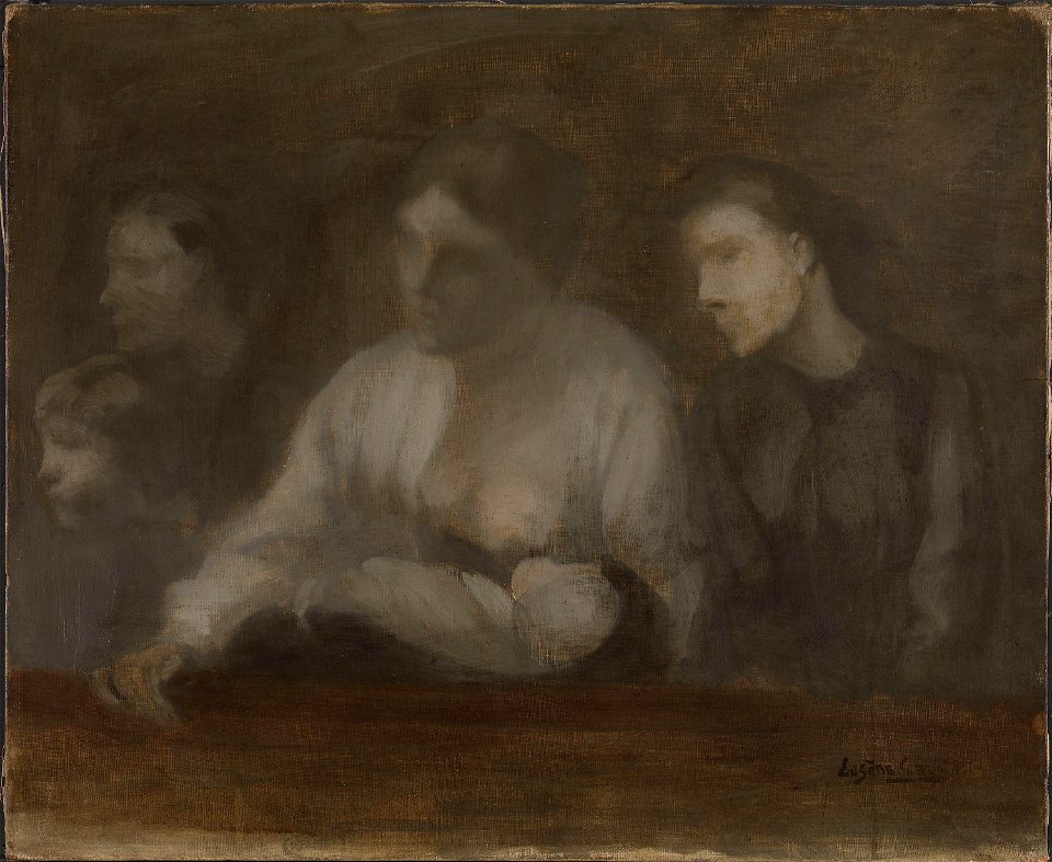 Eugène Carrière - A Family - NG.M.03244 - National Museum of Art, Architecture and Design