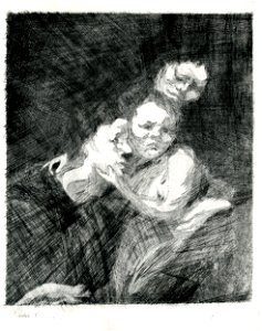Carrière - A child held between two women, 1949,0411.2398