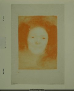 Carrière - Elise riant Epreuve d'essai à la sanguine, NUM Mfilm 347 (02, 469)