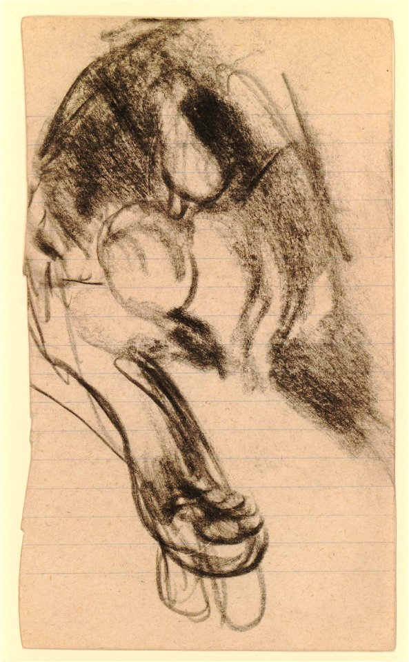 Carrière - Figure sketch, 1991,1214.3.51.c
