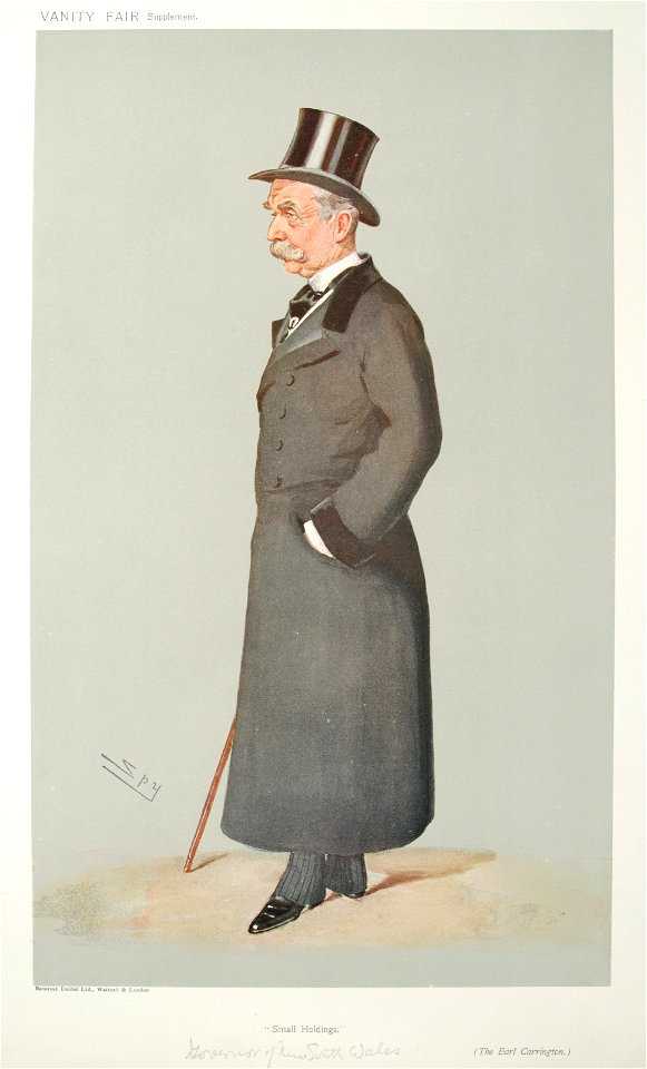 Lord Carrington Vanity Fair 11 September 1907