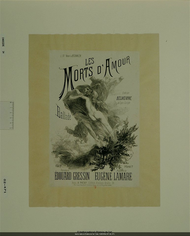 Carrière - Les Morts d'amour, NUM Mfilm 347 (02, 471)
