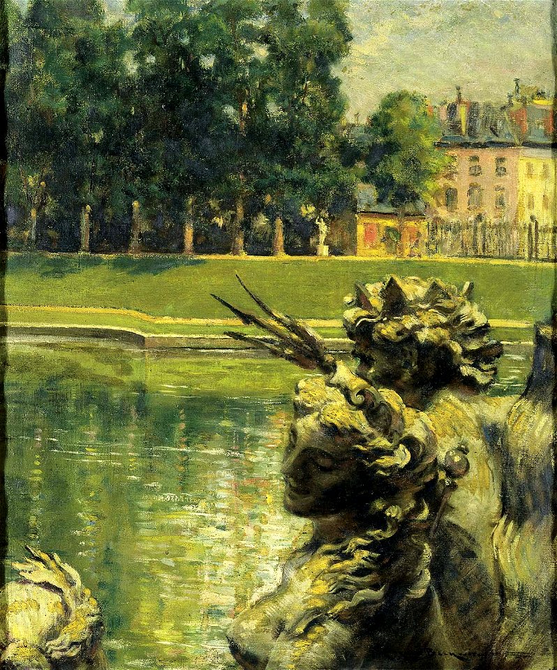 Carroll Beckwith - Bassin de Neptune, Versailles - 1974.69.18 - Smithsonian American Art Museum