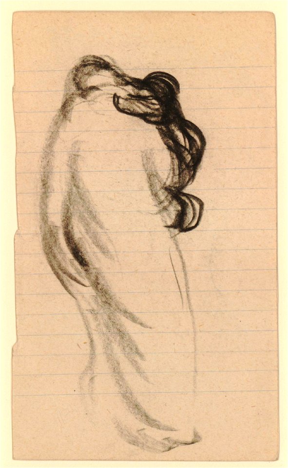 Carrière - Figure sketch, 1991,1214.3.51.e