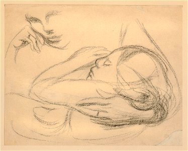 Carrière - Maternity, a child asleep in mother's arms, 1920,0612.37