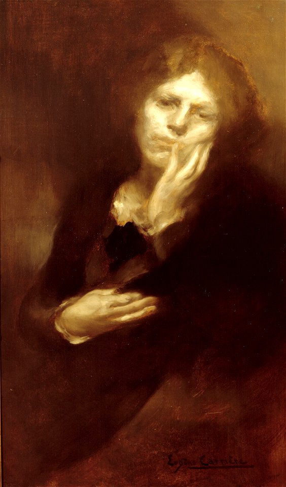 Carrière, Eugène - Fantine abandonnée - 225 - Maison de Victor Hugo