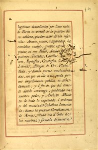 Carta de Brasão de Antônio Baylo, Oseñalde, Perez y Tomás, Cavaleiro da Casa Real Espanhola 04