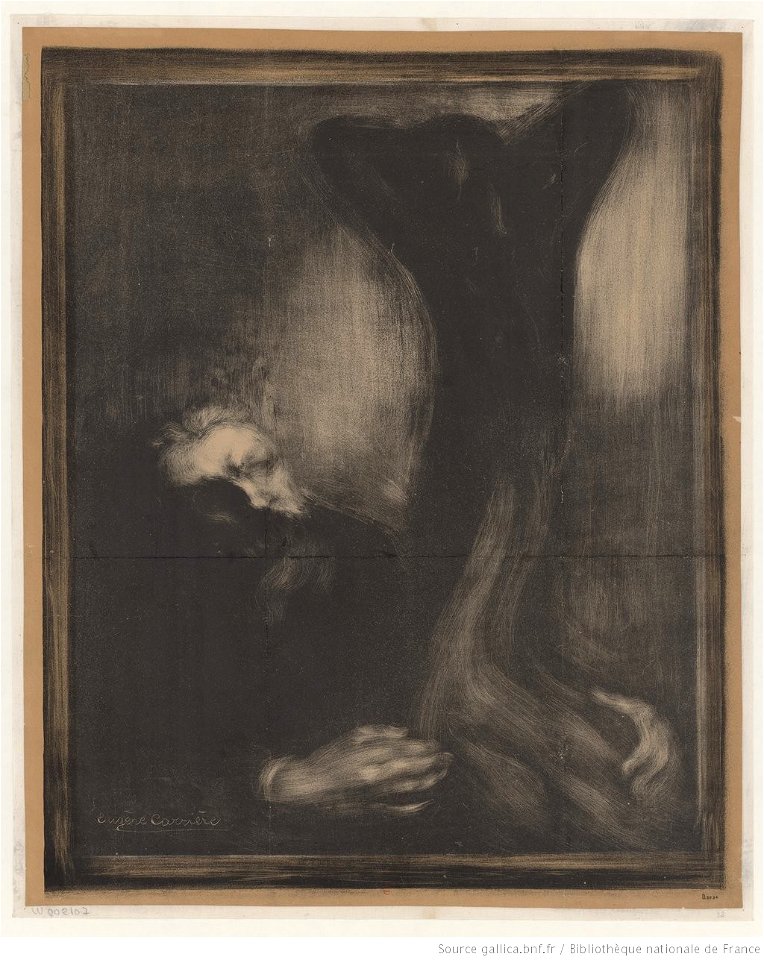 Carrière - Rodin sculptant, btv1b530744868