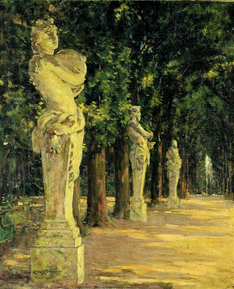 Carroll Beckwith - Allee de l'Ete, Versailles - 1974.69.12 - Smithsonian American Art Museum
