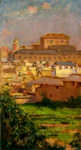 Carroll Beckwith - Palazzo Barberini, Rome - 1974.69.6 - Smithsonian American Art Museum
