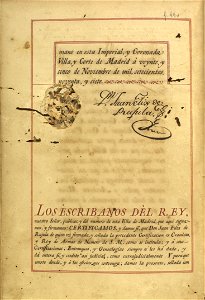 Carta de Brasão de Antônio Baylo, Oseñalde, Perez y Tomás, Cavaleiro da Casa Real Espanhola 03