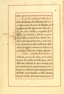 Carta de Brasão de Antônio Baylo, Oseñalde, Perez y Tomás, Cavaleiro da Casa Real Espanhola 07