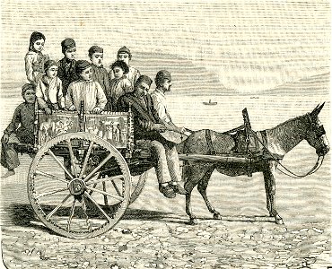 Carro siciliano xilografia