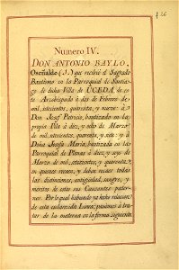 Carta de Brasão de Antônio Baylo, Oseñalde, Perez y Tomás, Cavaleiro da Casa Real Espanhola 48