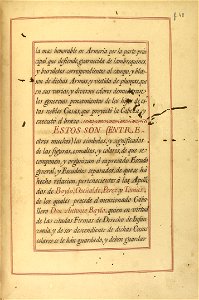 Carta de Brasão de Antônio Baylo, Oseñalde, Perez y Tomás, Cavaleiro da Casa Real Espanhola 06