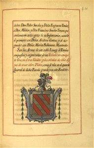 Carta de Brasão de Antônio Baylo, Oseñalde, Perez y Tomás, Cavaleiro da Casa Real Espanhola 26