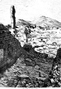 Cartagena después del sitio — Aspecto desolado de las ruinas del Parque