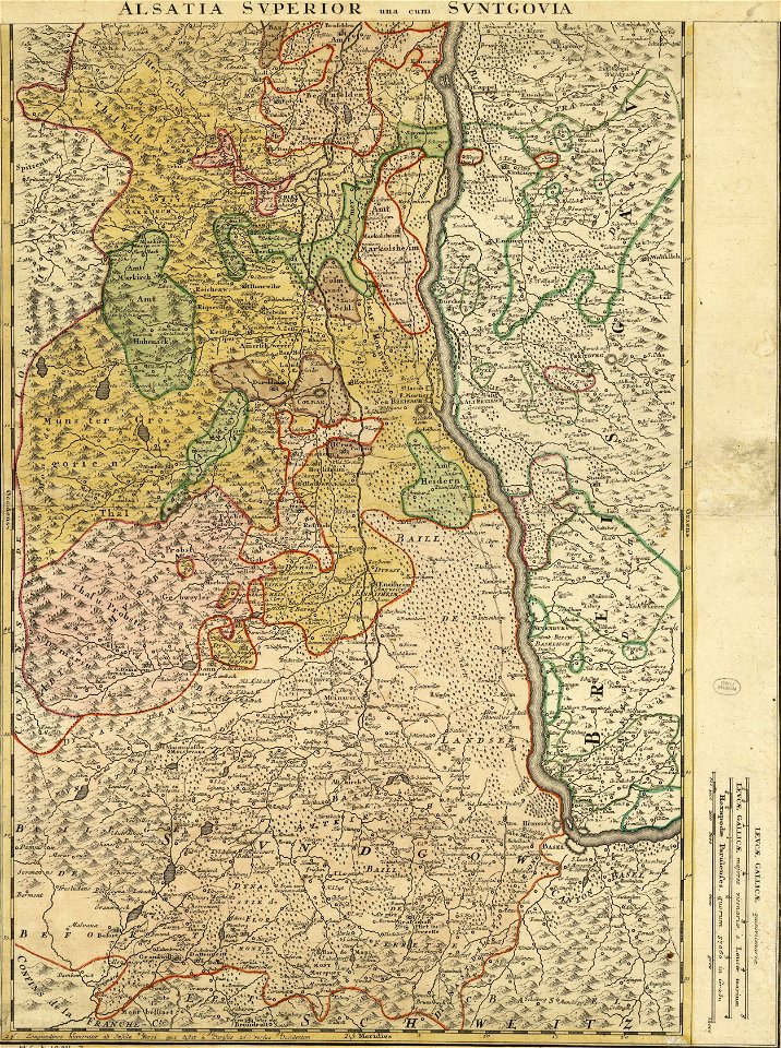 Carte Alsatia superior