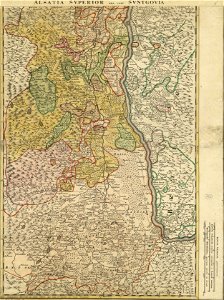 Carte Alsatia superior