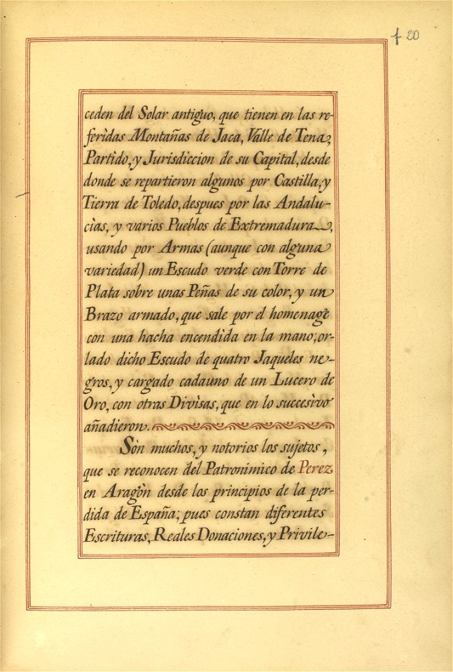 Carta de Brasão de Antônio Baylo, Oseñalde, Perez y Tomás, Cavaleiro da Casa Real Espanhola 58