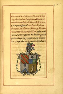 Carta de Brasão de Antônio Baylo, Oseñalde, Perez y Tomás, Cavaleiro da Casa Real Espanhola 62