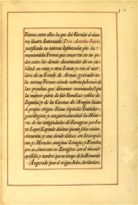 Carta de Brasão de Antônio Baylo, Oseñalde, Perez y Tomás, Cavaleiro da Casa Real Espanhola 70